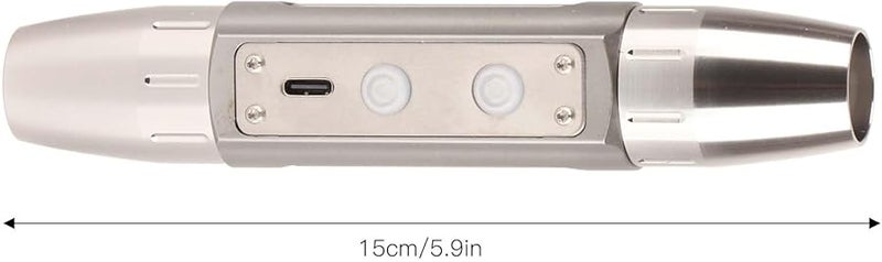 Yosoo Dual End Jewelry Gemstone Detection Flashlight 6 LED Lights UV Fluorescent Torch - Image 3