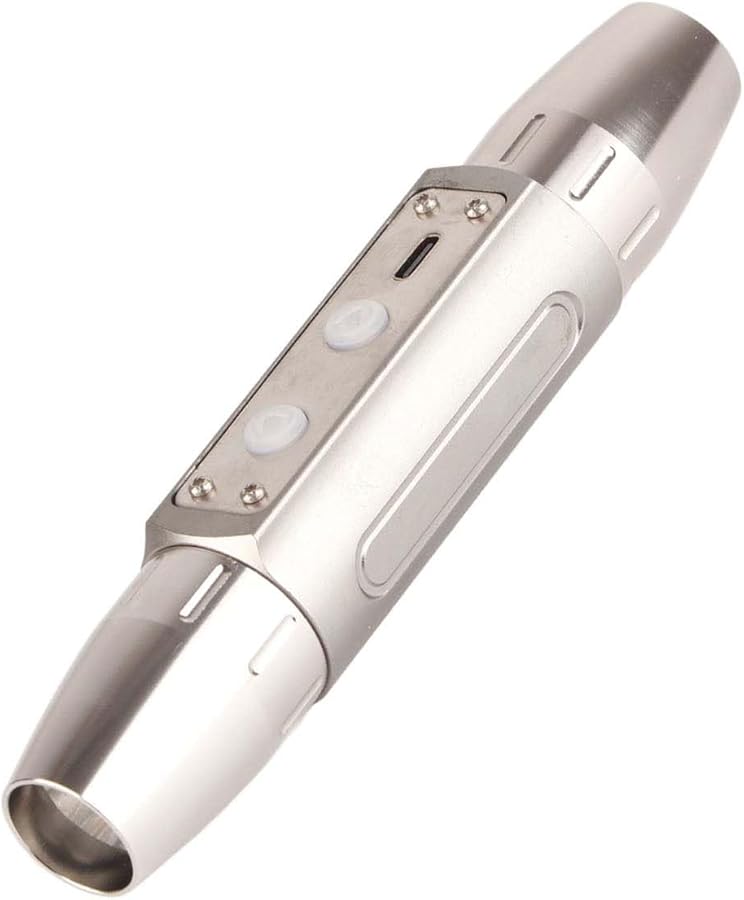 Yosoo Dual End Jewelry Gemstone Detection Flashlight 6 LED Lights UV Fluorescent Torch - Image 5