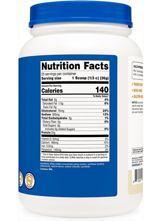 Nutricost Whey Protein Concentrate (Vanilla) 2LBS  - Image 5