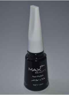 Max Beauty Long Lasting Nail Lacquer Black No. 21 