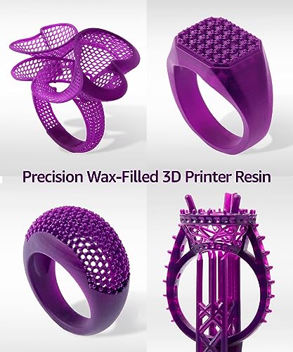 3DMaterials SuperCast 8K 3D Printer Resin Wax Filled for Ultrafine Filigree, Jewelry, and Metal Casting, Made in Korea by 3DMaterials (500g) - Image 4