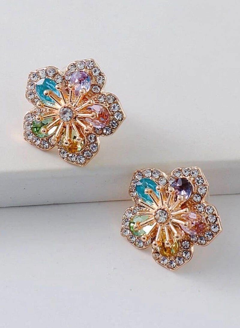 Trendy Colorful Stud Earrings For Women