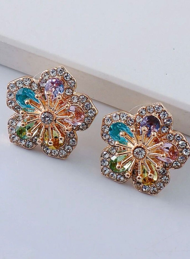 Trendy Colorful Stud Earrings For Women