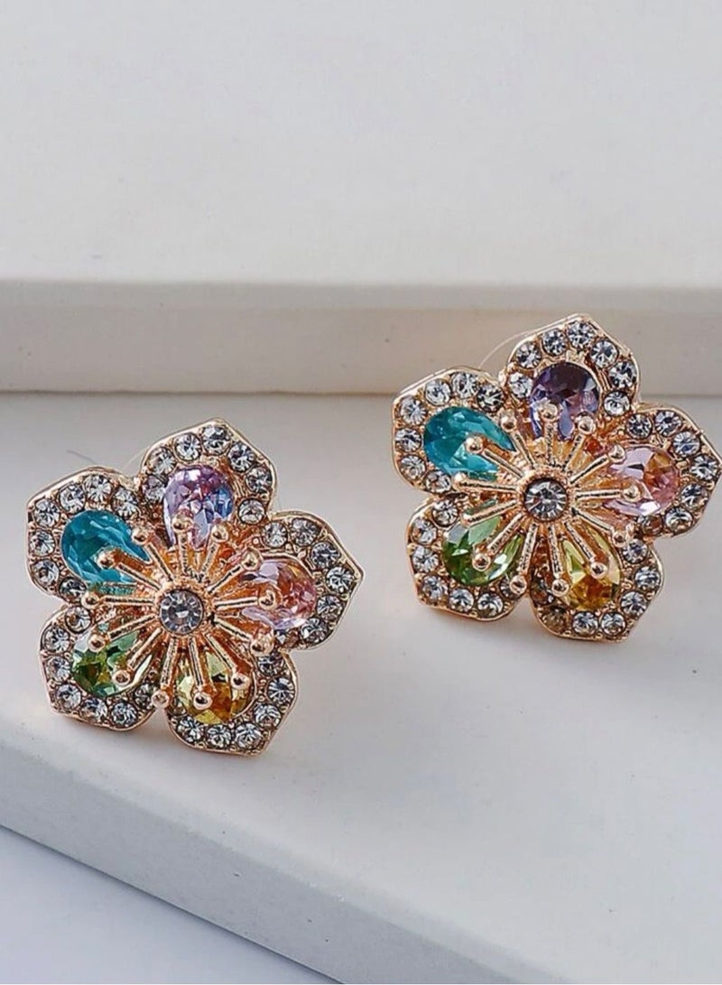 Trendy Colorful Stud Earrings For Women