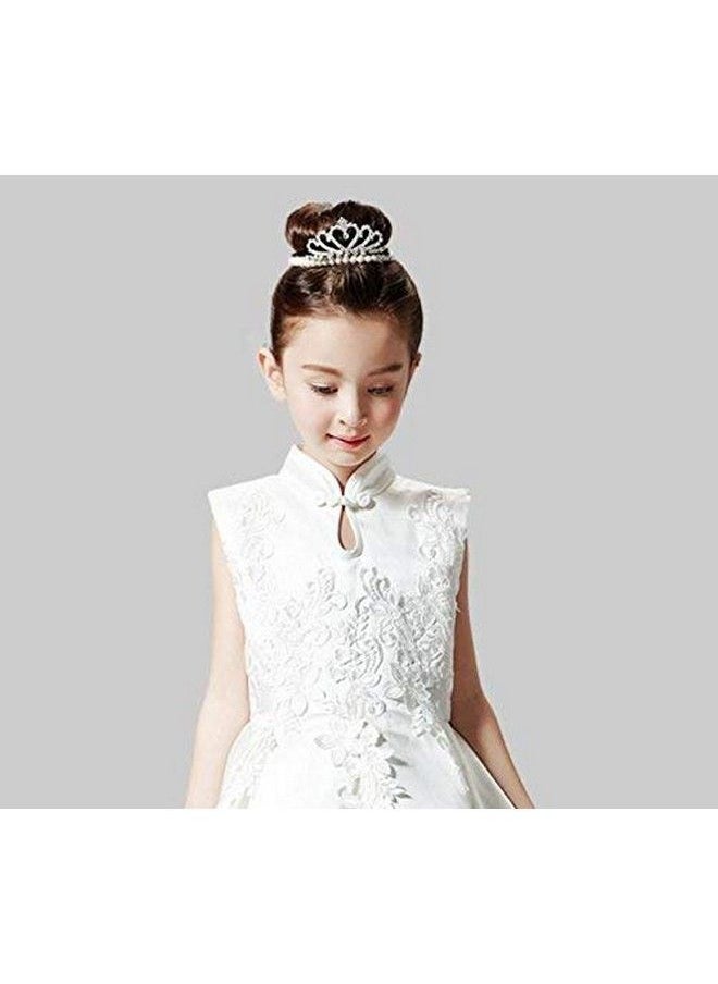 Lovely Shop Lovelyshop Mini Heart Rhinestone Tiara For Wedding Bride Prom Birthday Pegeant Prinecess Party1 Pack  - Image 3
