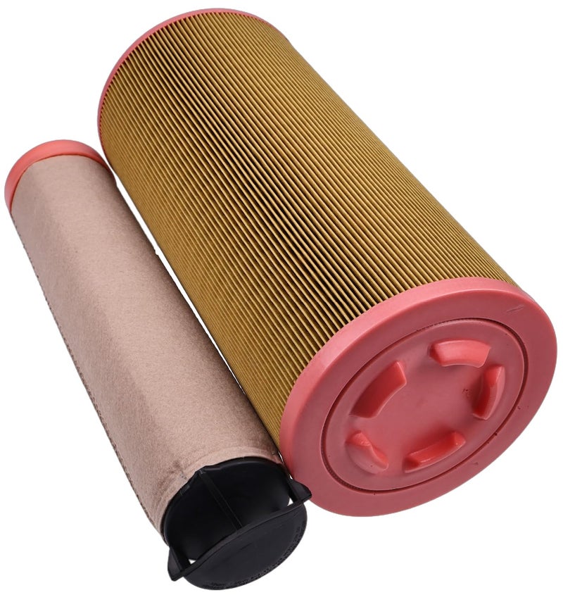 LSSOCH New Air Filter Inner Outer Set 32/915801 32/915802 Compatible with JCB Backhoe Loader 1400B 1550B 1600B 1700B 214 215 216 217 3C 3CX 3D 3DX 4C 4CX - Image 5