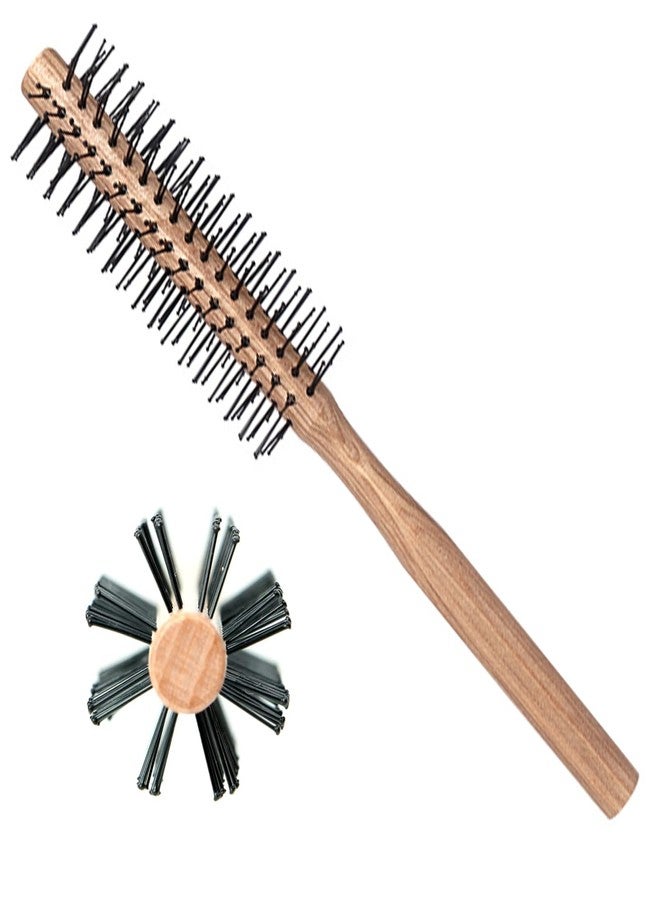 BOBOAR Round Hair Brush for Blow Drying Thin Hair,Small Round Roller Brush Comb for Short Hair - Image 1