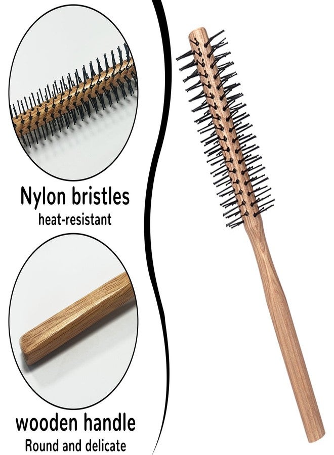 BOBOAR Round Hair Brush for Blow Drying Thin Hair,Small Round Roller Brush Comb for Short Hair - Image 3