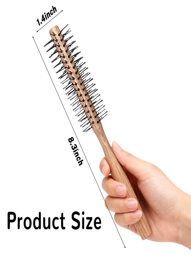 BOBOAR Round Hair Brush for Blow Drying Thin Hair,Small Round Roller Brush Comb for Short Hair - Image 2