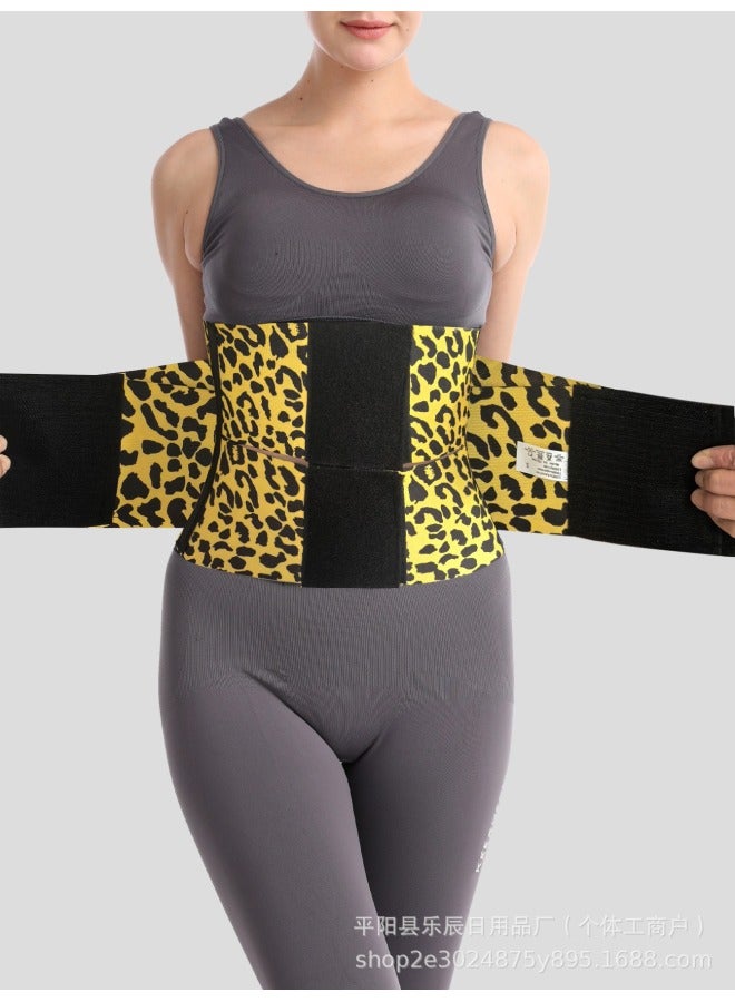 Women's Postpartum Enhanced Elastic Waistband Tummy Control Sports Belt Tight Sweat Fitness Waist Shaper Body Shaper