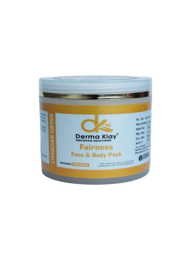 DERMA KLAY Advance Ayurveda DERMA KLAY Natural’s Fairness Face & Body Pack for Glowing Skin | 400g Face & Body Pack 400gm (400 g) - Image 1