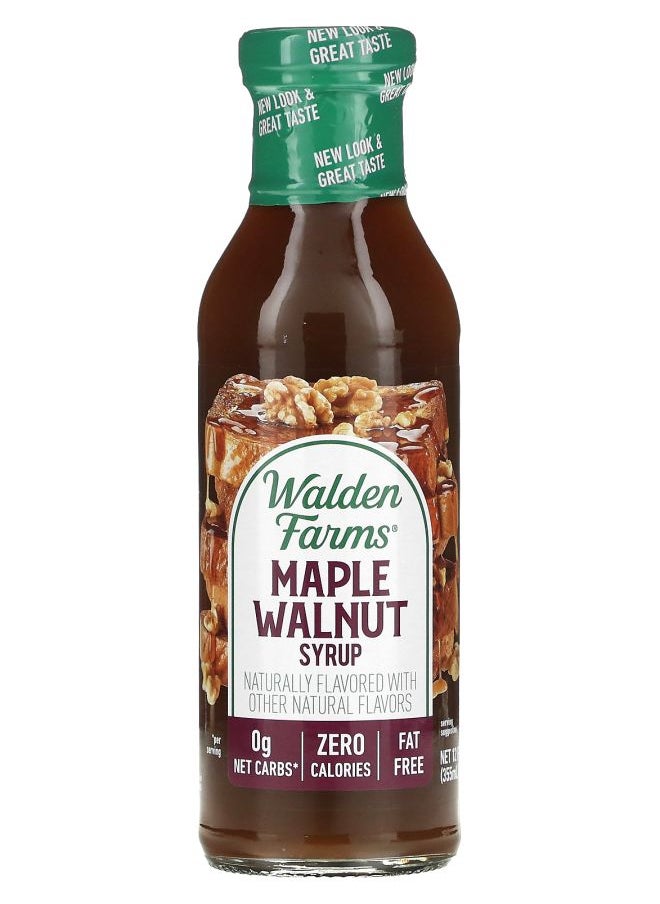 WALDEN FARMS - Maple Walnut Syrup 12 fl oz (355 ml) - Image 1