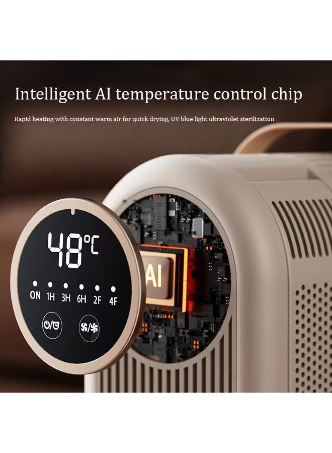 TodyJeyHo Electric Dryer for Shoes and Sneakers with Sterilizer Function to Remove Bacteria and Odors, with Timer, 360° Hot Air 3D Drying, Intelligent Thermostat - Image 4