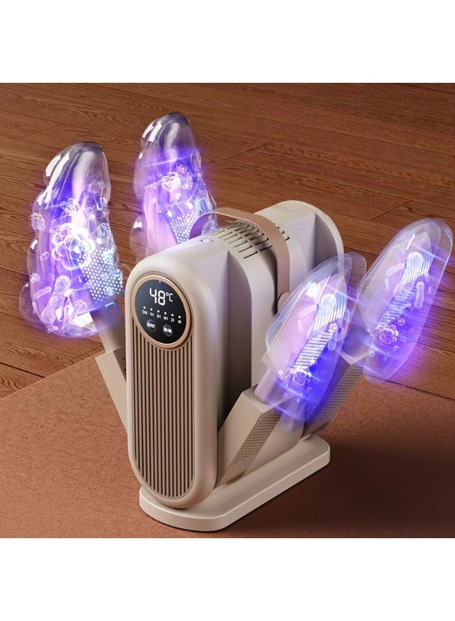 TodyJeyHo Electric Dryer for Shoes and Sneakers with Sterilizer Function to Remove Bacteria and Odors, with Timer, 360° Hot Air 3D Drying, Intelligent Thermostat - Image 2