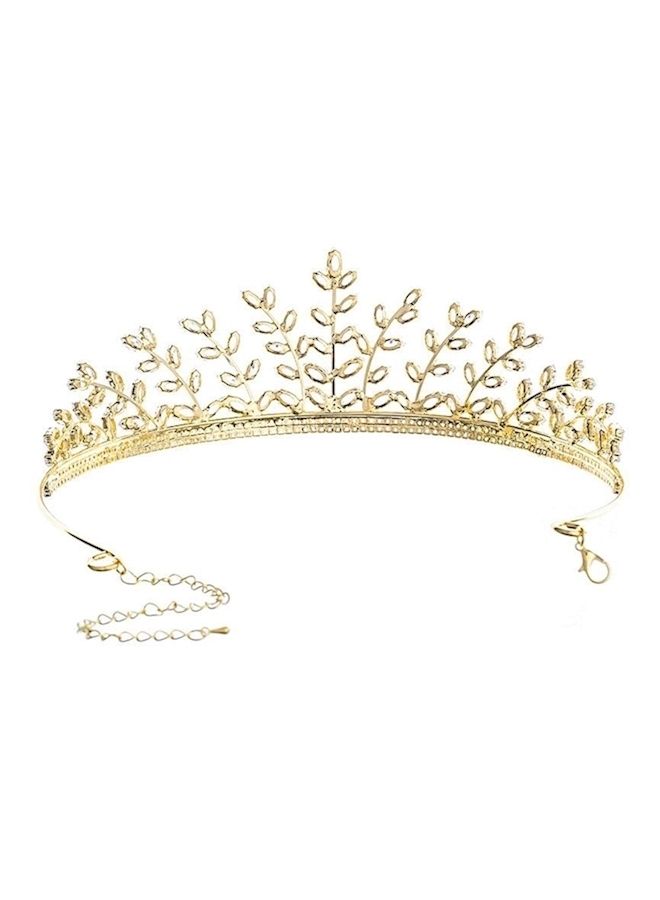 NIBEMINENT Stone Studded Princess Tiara - Image 2