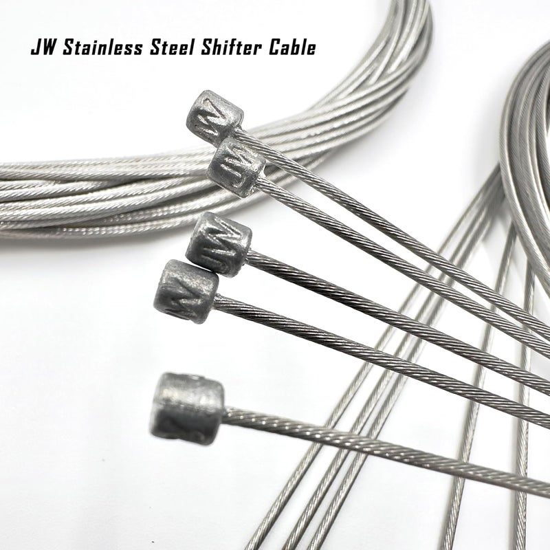 Farbetter Lined Bicycle Bike Derailleur/Shift Cable Housing, 4mm x 50ft, Including 50 PCS Cable End Caps Kit, The Most Trusted DIY Set for SRAM/Shimano Mountain Bike Road Bike (50ft+10 Inner Wires) - Image 3