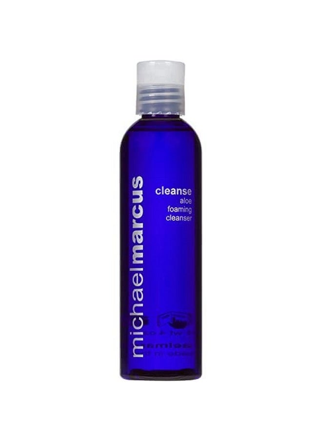 Michael Marcus - Foaming Aloe Cleanser With Honey Extract Cruelty Free Daily Face Wash For Men & Women Helps Moisturize & Support Skin Renewal Natural Skincare Product (4Oz Bottle) - Image 1