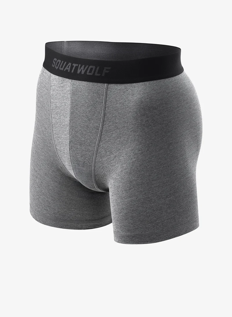 سكوات وولف عبوة من  سراويل بوكسر قطنية بطول  بوصات