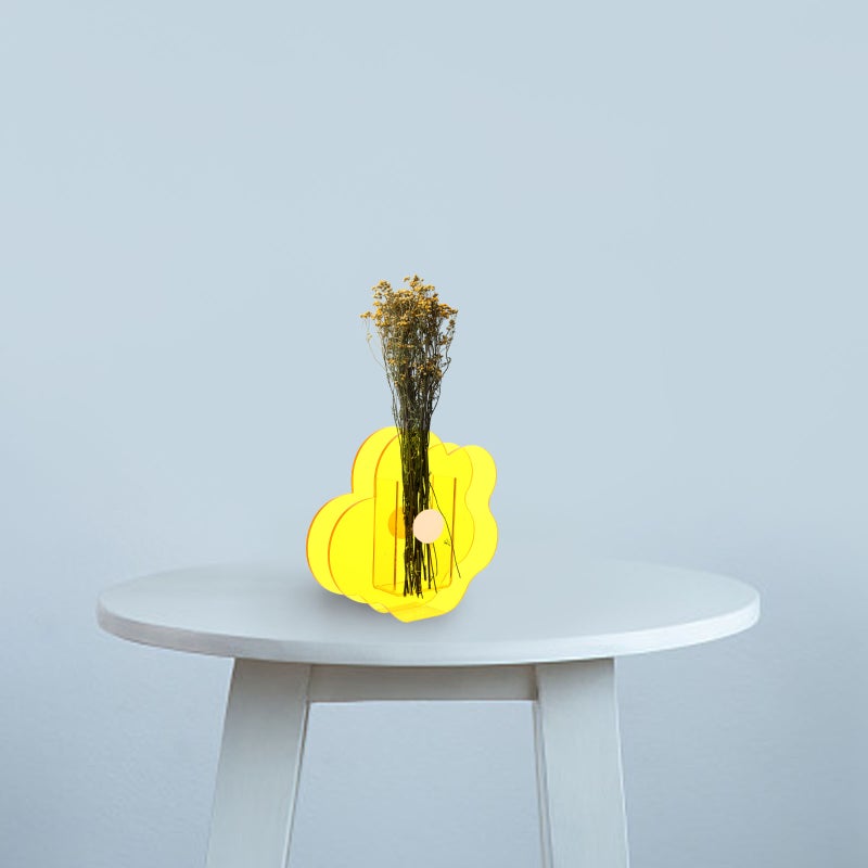 2 pcs Flower Modeling Vase Simple Vase Home Desktop Vase Decor - Image 5