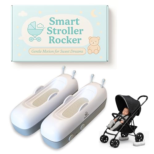 SwaySo- Automatic Stroller Rocker Attachment – Smart Infant Soother for Peaceful Sleep – Rechargeable, Remote Control, Two Soothing Modes – Single-Wheel Lightweight Strollers Only - Image 4