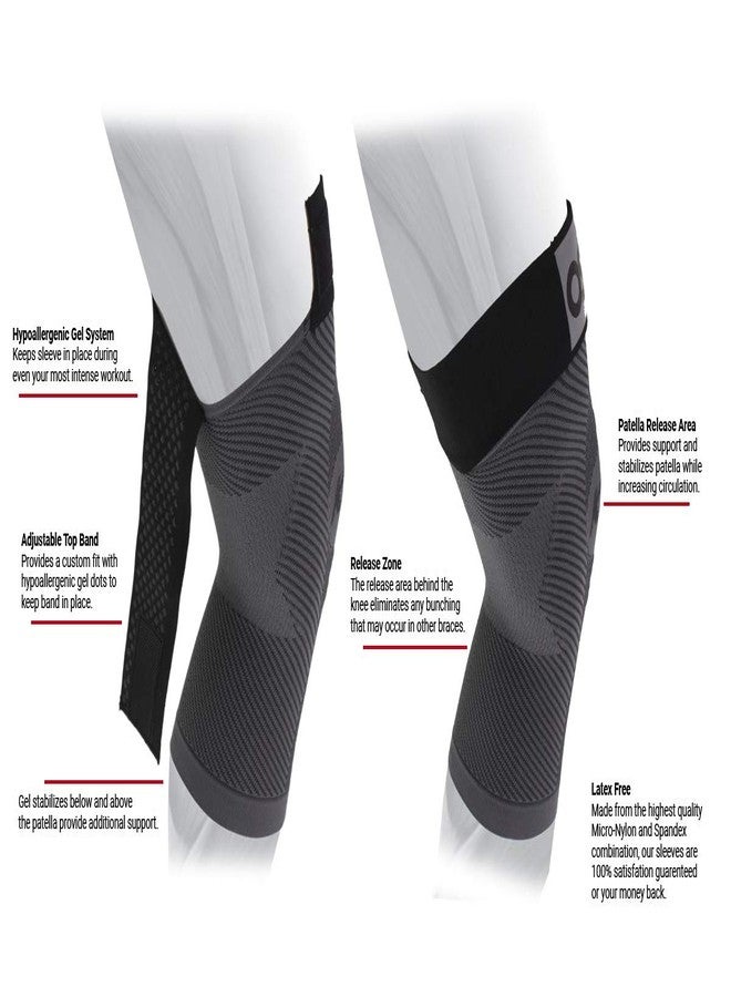 OS1st Adjustable Knee Sleeve KS7+ for perfect fit, relieving knee pain, tendonitis pain, and reducing inflammation - Image 4
