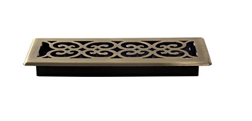 Decor Grates سجل أرضي بتصميم متعرج SPH412-A، 4x12 بوصة، تشطيب نحاسي عتيق - Image 3