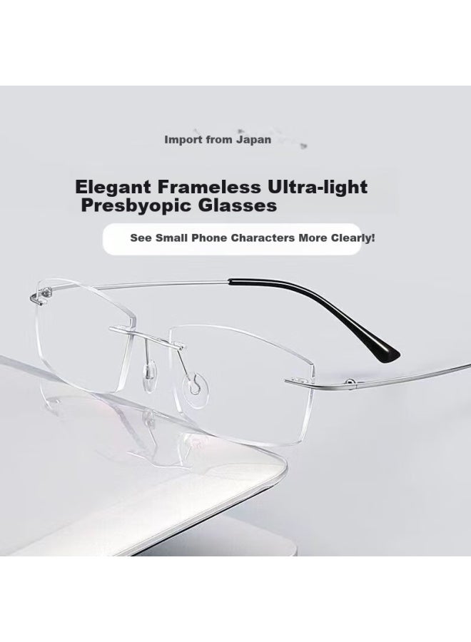 Lesca Lunetier Imported High Definition Progressive Reading Gl For Men, Dual-use For Near And Far, Frameless Ultra-light Eyegl, Blue Light Blocking, High-end Men's Brand - Image 4