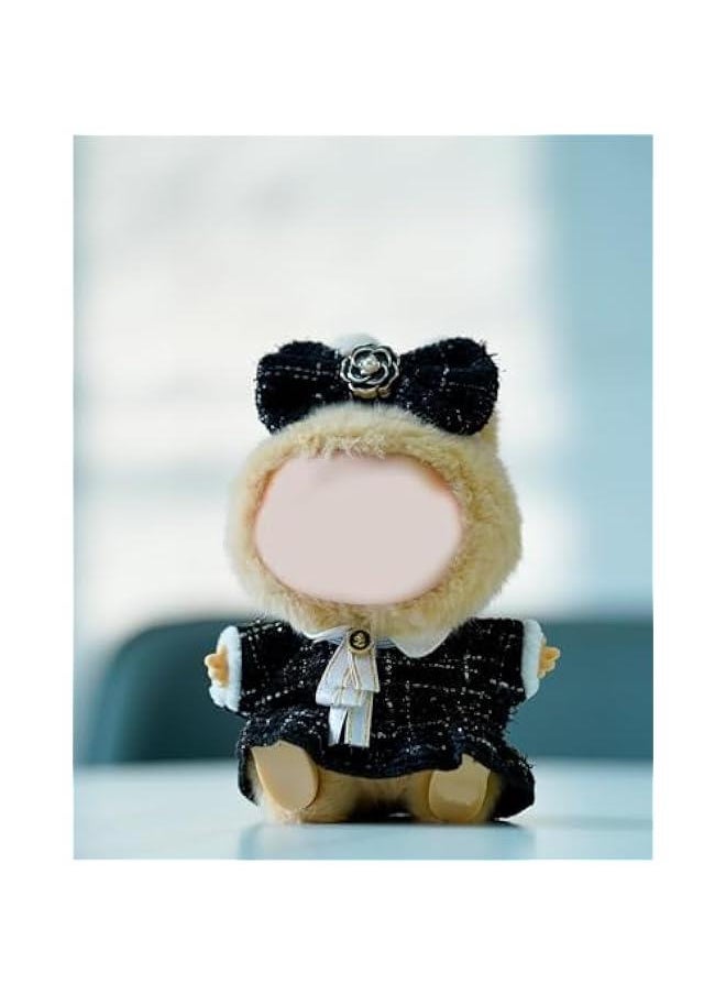 Arabest Luxury Black Clothing Set for 17cm Labubu Dolls, Chic High-End Fashion Outfit with Premium Accessories for Play & Display  - Image 3