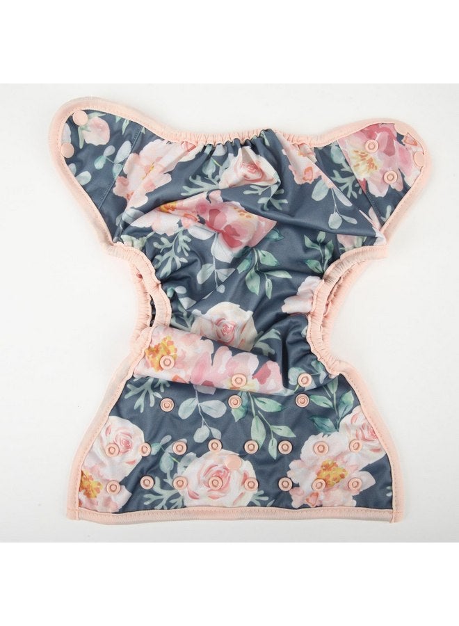 Sigzagor Baby Cloth Diaper Cover Nappy One Size 8lbs to 36lbs for Girls (Floral) - Image 3