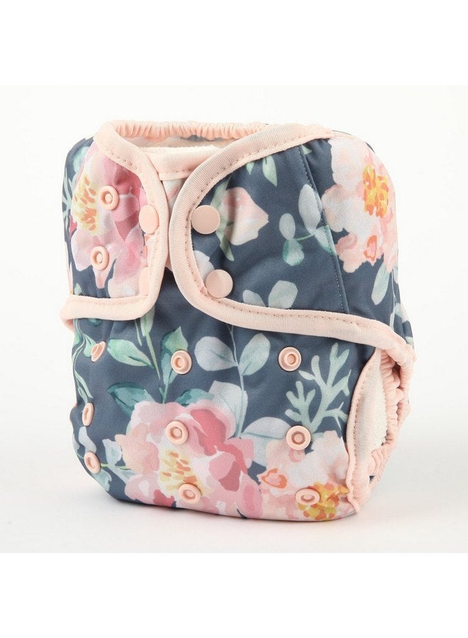 Sigzagor Baby Cloth Diaper Cover Nappy One Size 8lbs to 36lbs for Girls (Floral) - Image 2