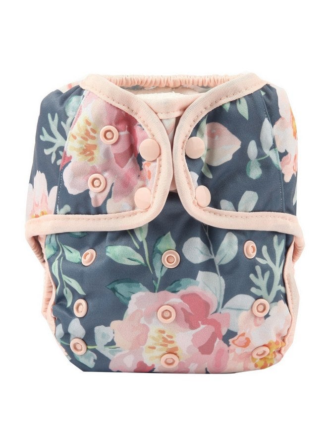 Sigzagor Baby Cloth Diaper Cover Nappy One Size 8lbs to 36lbs for Girls (Floral) - Image 1