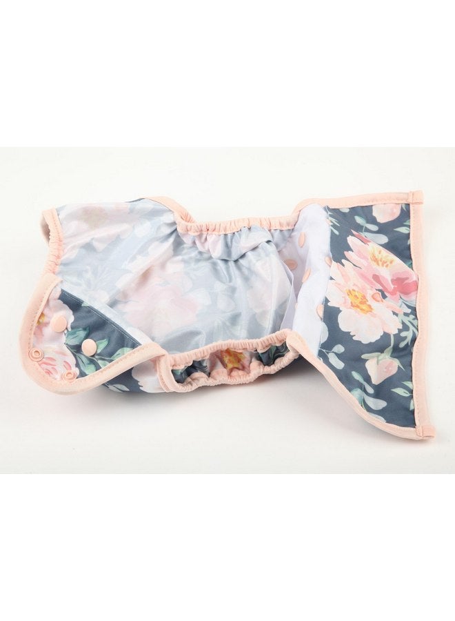 Sigzagor Baby Cloth Diaper Cover Nappy One Size 8lbs to 36lbs for Girls (Floral) - Image 4