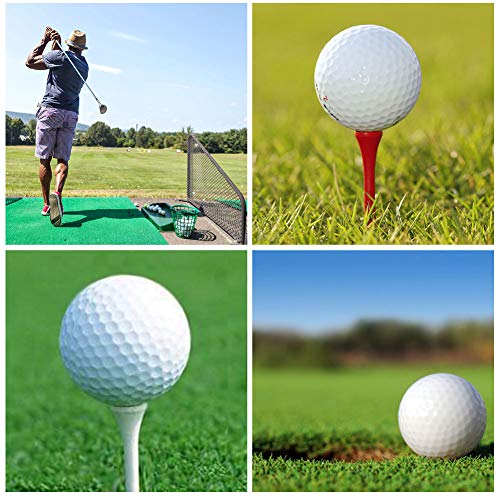 THIODOON Golf tees 2 1/8 inch Less Friction Wood Tees Training for Golfer Professional Natural Wood Golf tees Bulk 100 Count Golfing Tees - Image 5