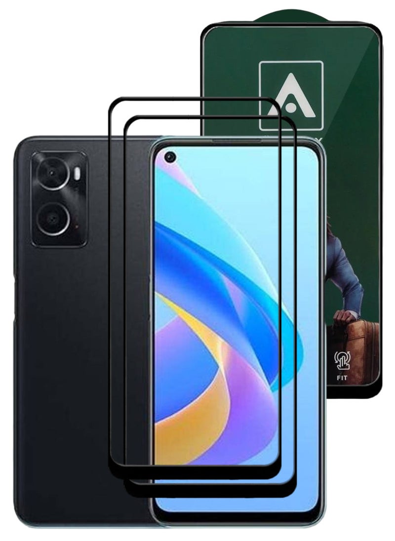 ACLIX 2 Pieces Antistatic ESD Dustproof Premium Quality High Definition Tempered Glass Screen Protector Designed For Oppo A36 - Image 1