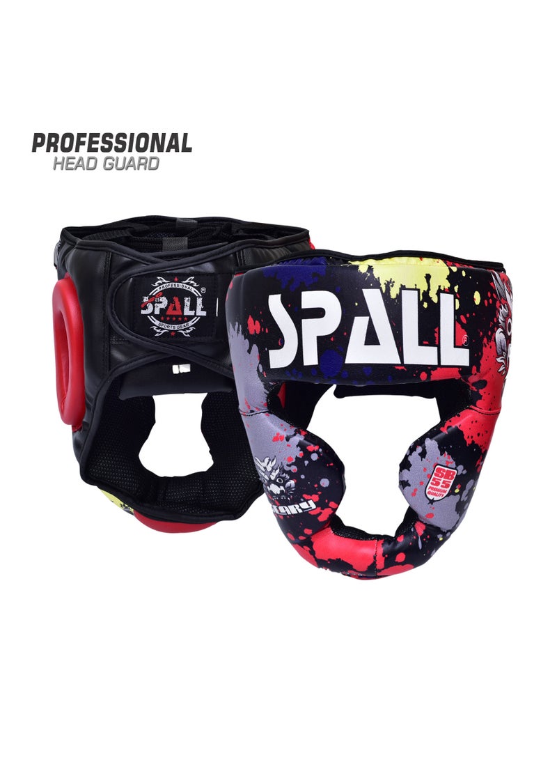 سبال واقي رأس للملاكمة سبال للرجال والنساء معدات تدريب للحماية مواي تاي كيك بوكسينغ شجار القتال فنون الدفاع عن النفس معدات الرأس - Image 1