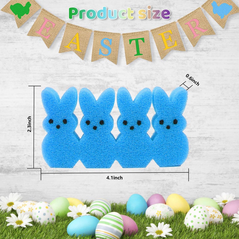 Lettry Easter Decorations, 64pcs Cute Sponge Bunnies Vase Filler, Spring Indoor Decor for Tiered Tray and Table Decorations - Image 3