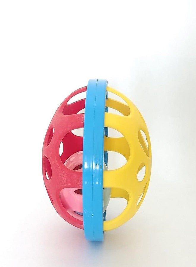 Trade Globe Colorful Soft Ball Rattle Toy for Baby Biggie Ball, Bath Toy Made in Safe Non-Toxic, Attractive Rattle for New Born Baby, Children Toy and Infant Products Activity Center(Pack of 1) - Image 4