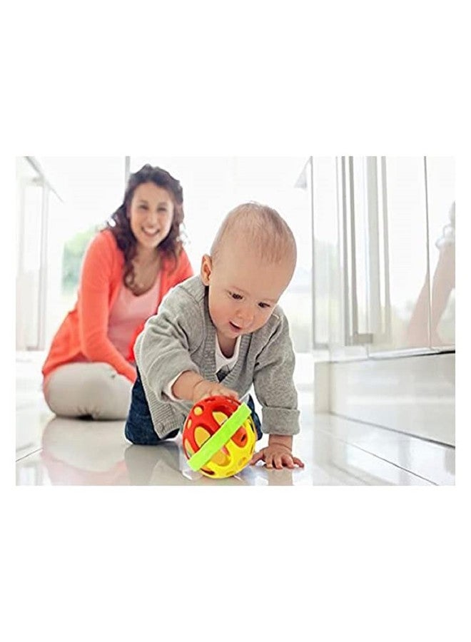 Trade Globe Colorful Soft Ball Rattle Toy for Baby Biggie Ball, Bath Toy Made in Safe Non-Toxic, Attractive Rattle for New Born Baby, Children Toy and Infant Products Activity Center(Pack of 1) - Image 5