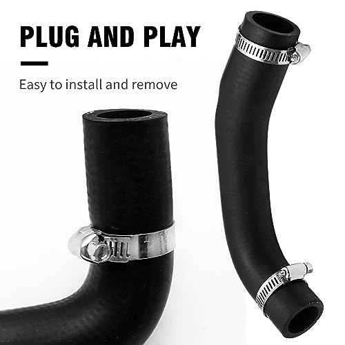 EATAKWARD 2 PCS Fuel Filler Vent Hose Kit with Clamp, Replacement for Jeep Wrangler YJ 1987-1995 with 20 Gallon Plastic Tank, Replaces# 52040079 52040081 - Image 5