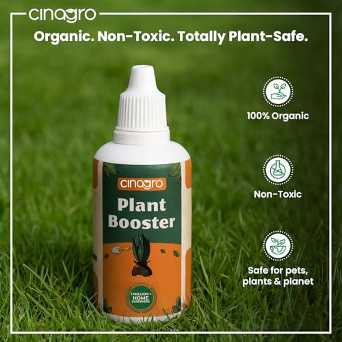 Cinagro Plant Growth Booster Liquid, 50ml, Pack of 3, Organic Fertilizer for Fast Rooting, Healthy Flowering, Promotes Plant Growth, For Indoor Outdoor Plants, Vegetables, Succulents, Hydroponics - Image 5