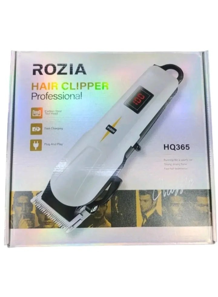 روزيا ماكينة قص الشعر الاحترافية للرجال مع شاشة عرض LED للطاقة Cliper HQ-365 - Image 1
