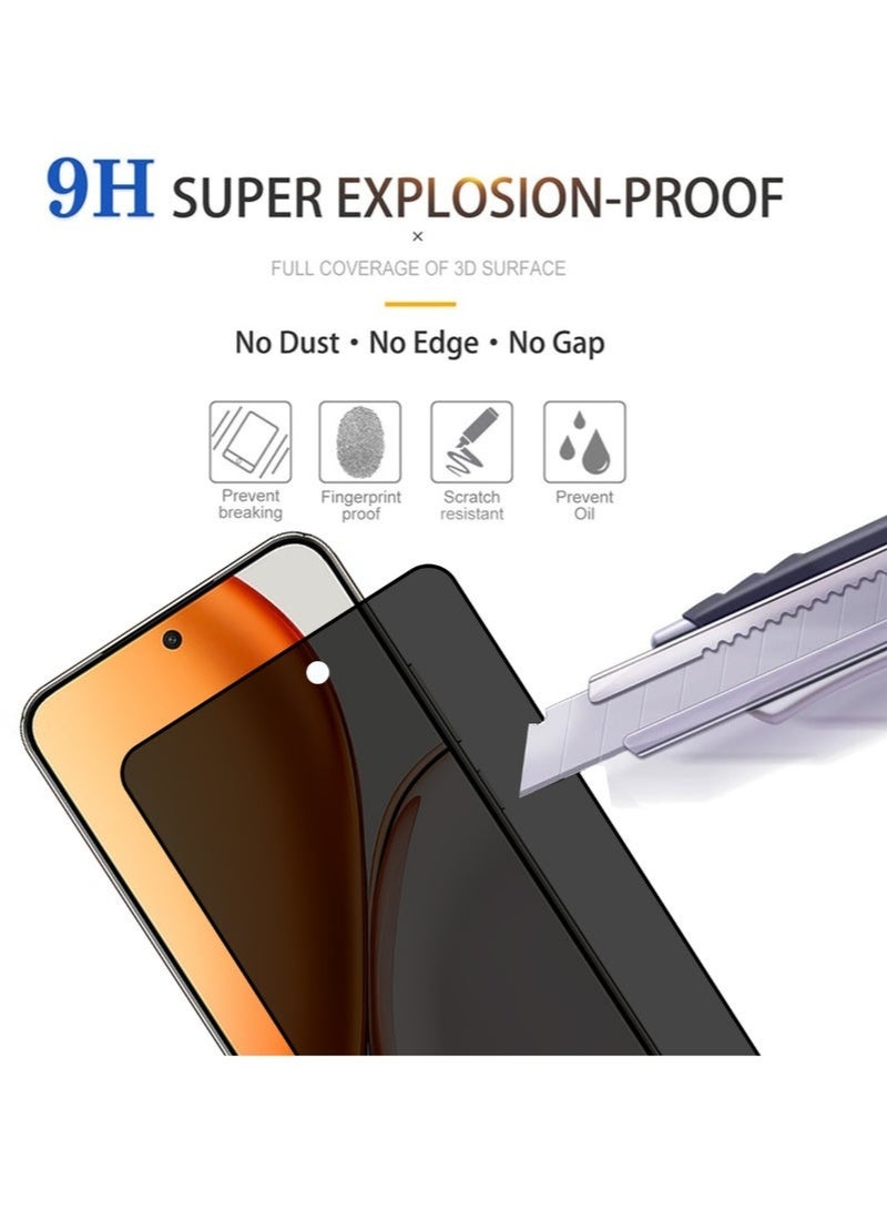 Nova future 2 in 1 Honor X9d 5G Privacy Screen & Camera Protector - High Transparency Full Coverage Shield for Scratch & Impact Protection - Image 2