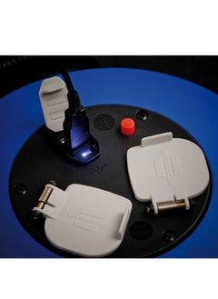 Brennenstuhl Brennenstuhl Vario Line cable box, 2-way plus USB charger / 10m mini cable reel for indoor use with 2x BS sockets and 2x USB charging units, Made in Germany  - Image 2