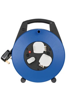 Brennenstuhl Brennenstuhl Vario Line cable box, 2-way plus USB charger / 10m mini cable reel for indoor use with 2x BS sockets and 2x USB charging units, Made in Germany  - Image 4