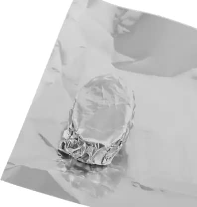 CAKE DECOR Aluminum Cut Foil Chocolate Wrapper Silver 8cm x 8cm 315 x 315 inches 200pcs Perfect for Candy Dessert Wrapping - Image 4