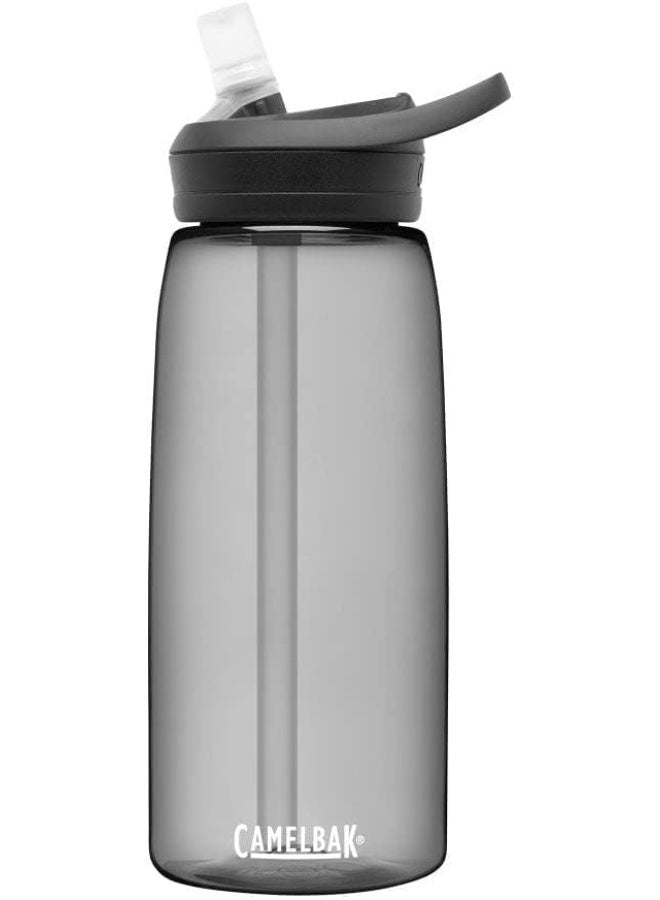 كاميلباك زجاجة ماء CamelBak Eddy+ بسعة 1 لتر مع غطاء شفاط – خالية من BPA وصديقة للبيئة – رمادي - Image 2