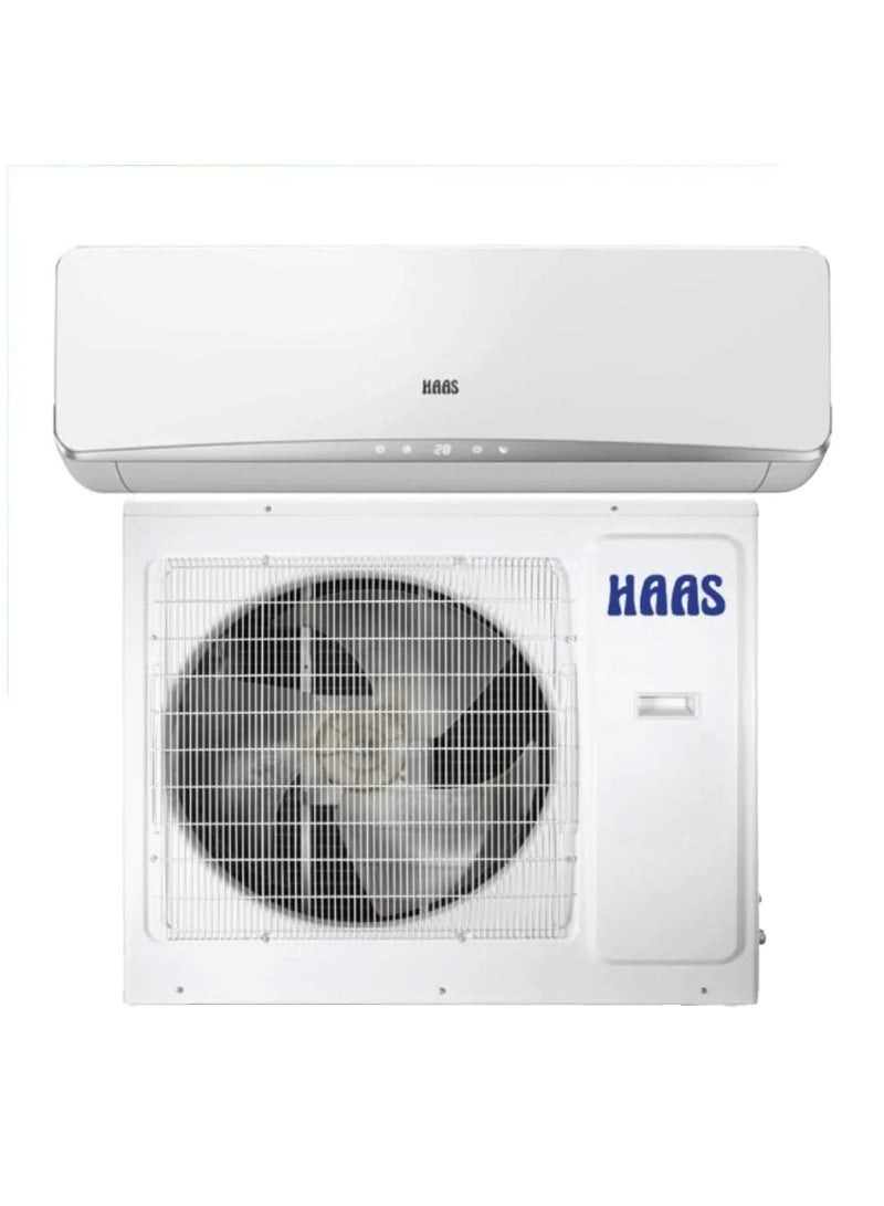 Haas Split Air Conditioner 30000 BTU - Cool/Heat - 4-Way Airflow - Remote Control - White - Image 2