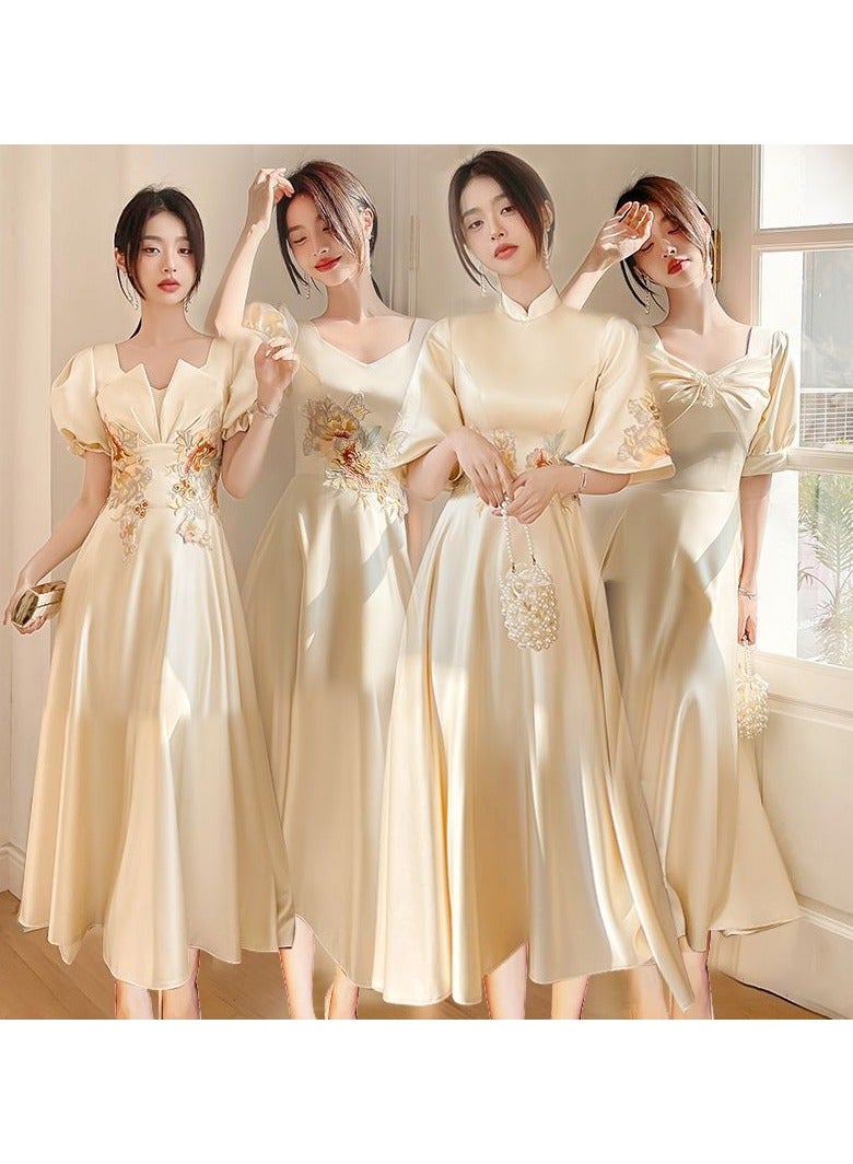 KUYING New Fashionable and Elegant Bridesmaid Dress  - Image 3
