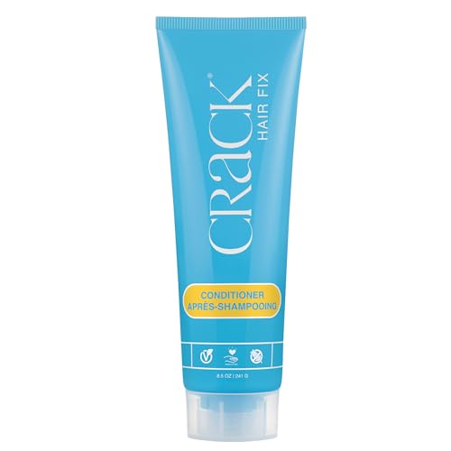 Crack HAIR FIX Conditioner with Twist Bottle Intense Hydration Frizz Control Strengthens Detangles Restores Shine SulfateFree Vegan CrueltyFree Made in USA 85 Oz - Image 2