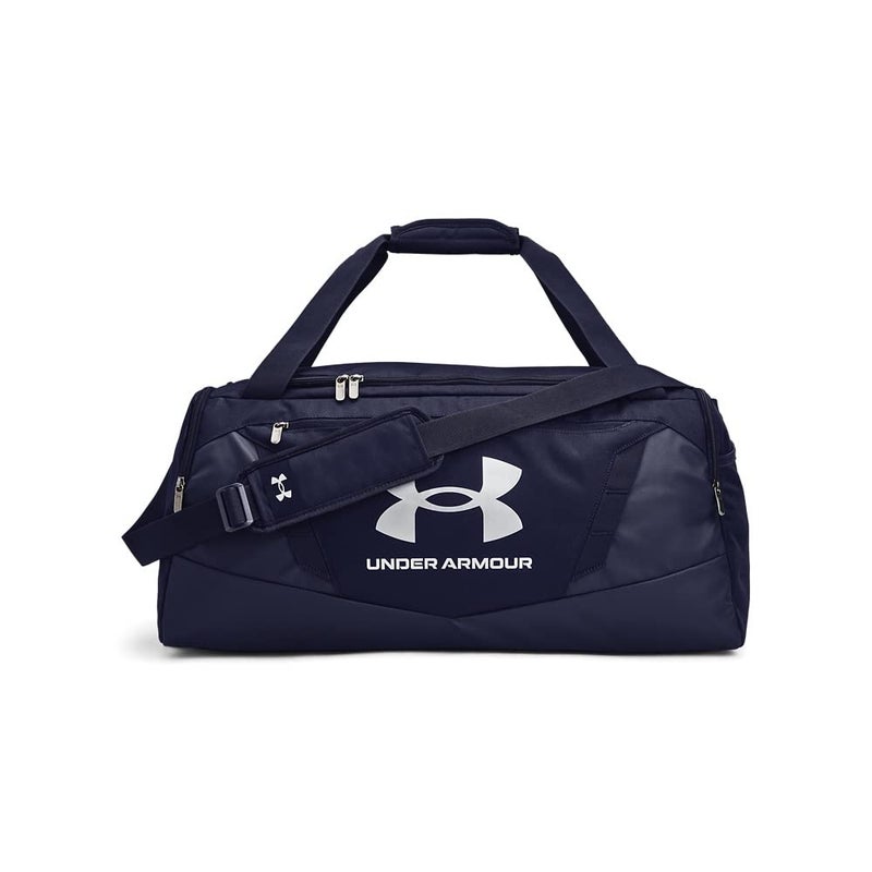 Under Armour UnisexAdult Undeniable 50 Duffle Midnight Navy 410Metallic Silver Small - Image 2
